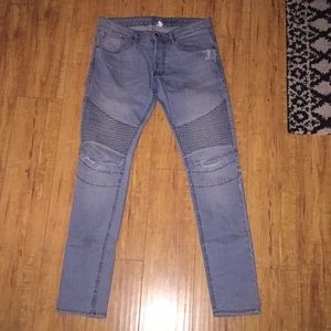 Biker jeans